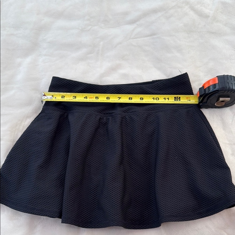 Kyodan .  Black Skater Mini Skirt Pleated Casual
